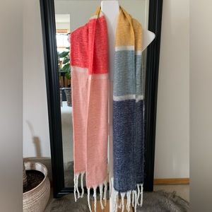 Colorful Long Winter Scarf